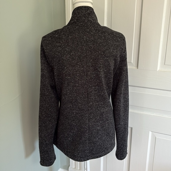 Womens Fabletics Jacket XL gray fleece sweater warm zipper - Picture 3 of 5